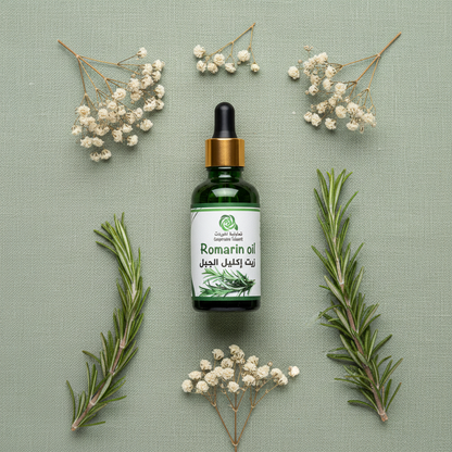 Aceite flat lay