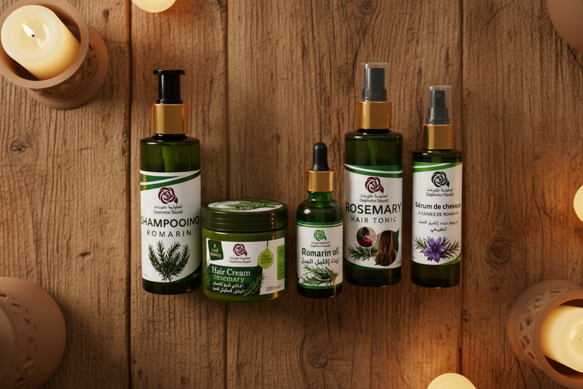Flat lay hammam